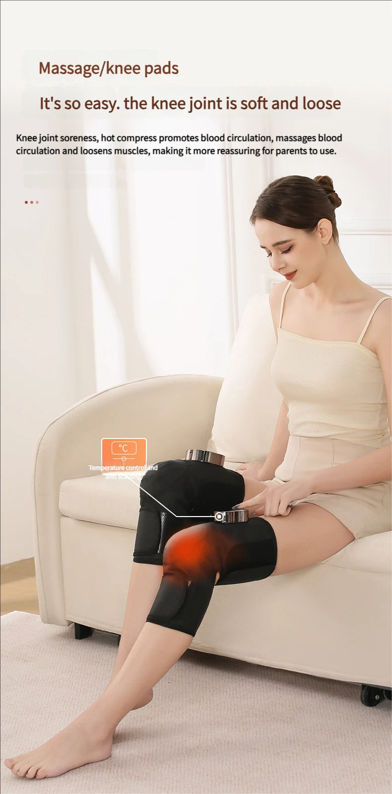 Jinkairui Heated Knee Massager