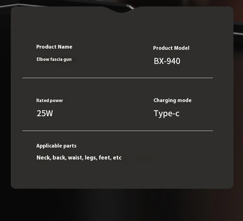 Fascia Gun Portable Massage Gun