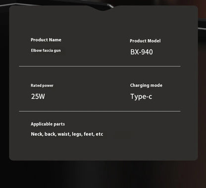 Fascia Gun Portable Massage Gun